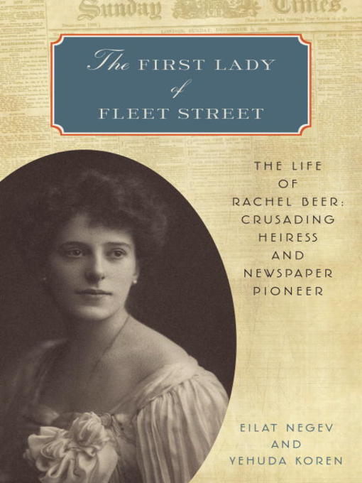 Title details for The First Lady of Fleet Street by Eilat Negev - Available